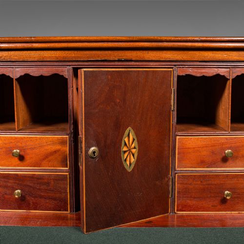 ANTIQUE SECRETAIRE CABINET ENGLISH GEORGIAN - ADDITIONAL PHOTO 8