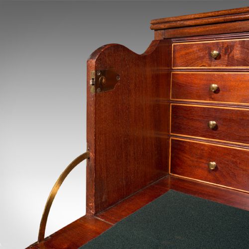 ANTIQUE SECRETAIRE CABINET ENGLISH GEORGIAN - ADDITIONAL PHOTO 10