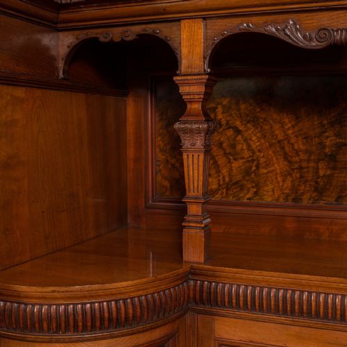 fig 7. Large Fine Antique Wardrobe Compactum, English, Walnut, Gillow & Co, Victorian