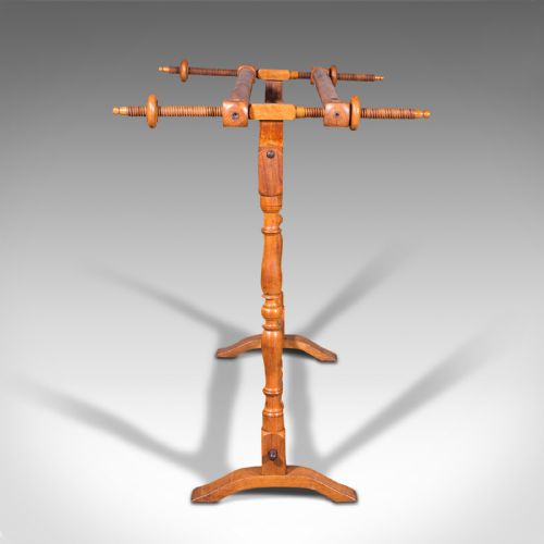 fig 4. Antique Tapestry Stretcher, English, Beech, Needlepoint Frame, Victorian, 1900