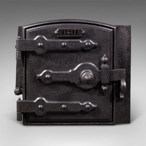 fig 3. Antique Bread Oven, English, Cast Iron, Decorative, Baking, Georgian, Circa 1800