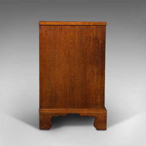 fig 2. Antique Gentleman's Chest Of Drawers, English, Oak, Tallboy, Georgian, C.1800