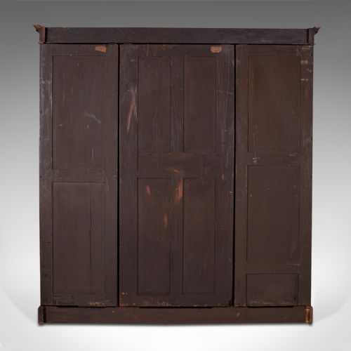 fig 4. Antique Gentleman's Wardrobe, Walnut, Compactum, Waring And Gillow, Victorian
