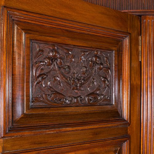 fig 5. Antique Gentleman's Wardrobe, Walnut, Compactum, Waring And Gillow, Victorian