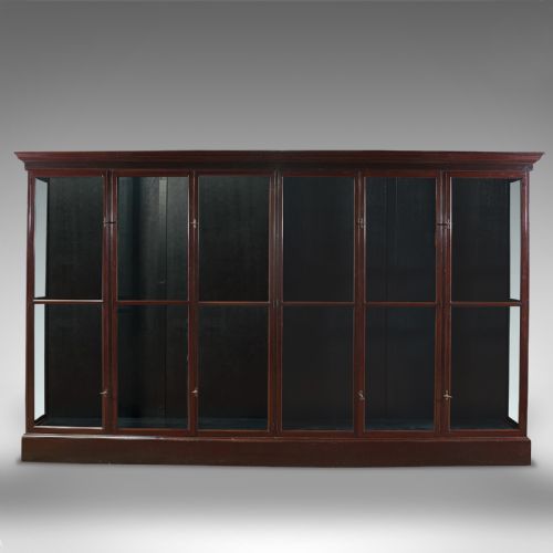 fig 2. Huge Antique Shop Cabinet, English, Retail Display Showcase, Victorian, C.1900