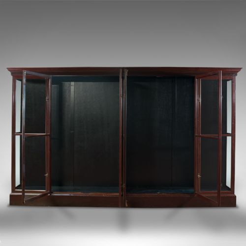 fig 3. Huge Antique Shop Cabinet, English, Retail Display Showcase, Victorian, C.1900