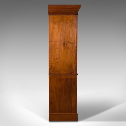fig 3. Antique Linen Press Cupboard, English, Walnut, Cabinet, London, Victorian, 1890