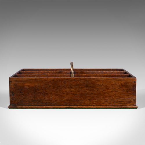fig 3. Antique Butler's Carry Tray, English, Oak, Serving, Cutlery, Georgian, C.1800