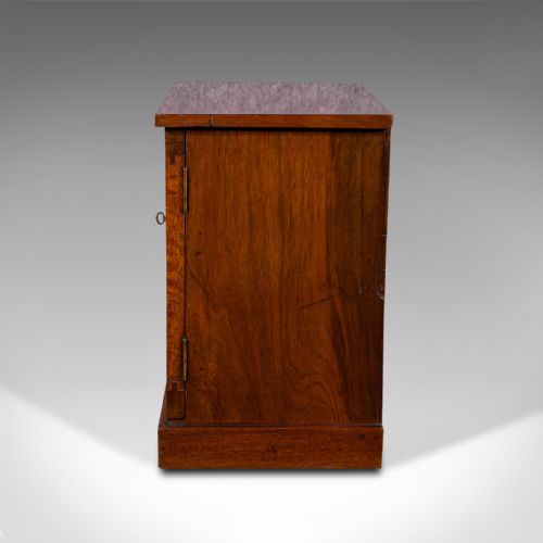 fig 4. Antique Collector's Cabinet, English, Walnut, Tea, Smoker's Cupboard, Edwardian