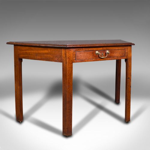 Antique Side Table, English, Writing Desk, Console, Window, Georgian, Circa 1800