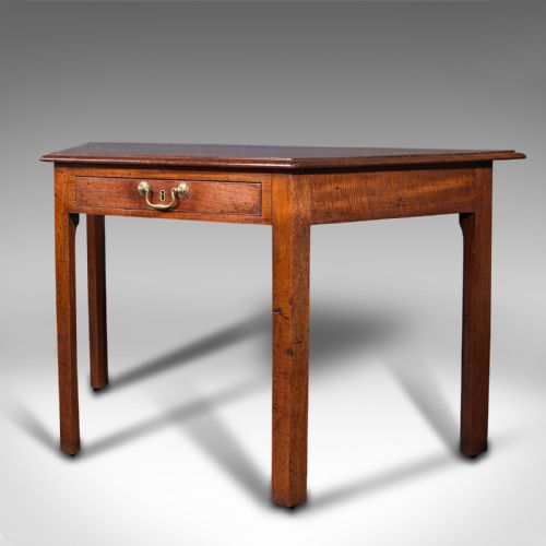 fig 2. Antique Side Table, English, Writing Desk, Console, Window, Georgian, Circa 1800