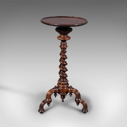 fig 1. Antique Barley Twist Wine Table, English, Occasional, Lamp, Regency, Circa 1830