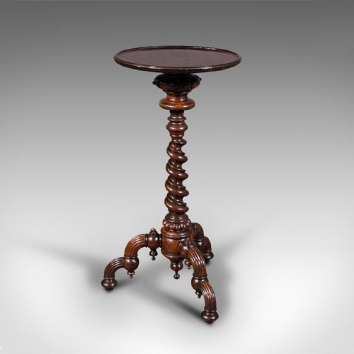 fig 2. Antique Barley Twist Wine Table, English, Occasional, Lamp, Regency, Circa 1830
