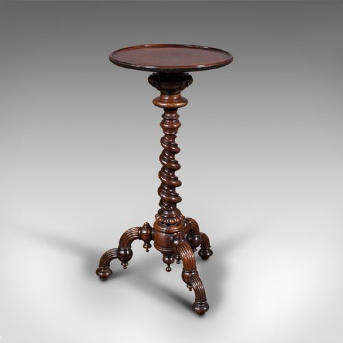 fig 3. Antique Barley Twist Wine Table, English, Occasional, Lamp, Regency, Circa 1830