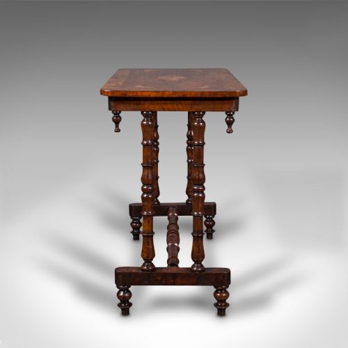 fig 3. Antique Console Table, English, Walnut, Decorative, Side, Occasional, Regency