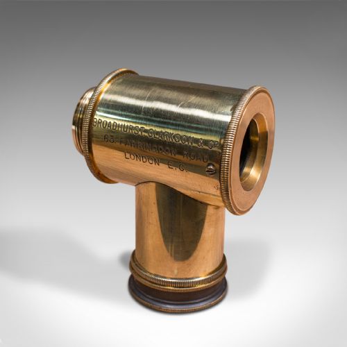 LARGE ANTIQUE LIBRARY TELESCOPE ENGLISH STARBOY ASTRONOMICAL BROADHURST CO - ADDITIONAL PHOTO 9