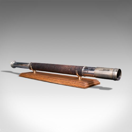 fig 1. Antique Officer Of The Watch Telescope, German, Single Draw, Voigtlander, C.1910