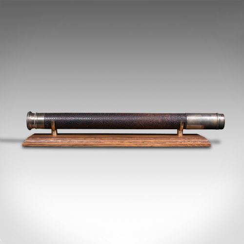 fig 2. Antique Officer Of The Watch Telescope, German, Single Draw, Voigtlander, C.1910