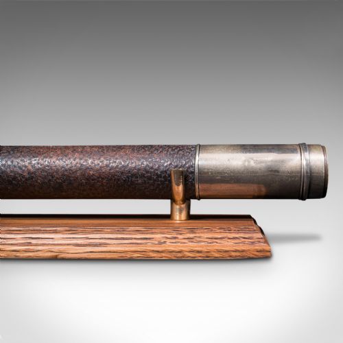 fig 5. Antique Officer Of The Watch Telescope, German, Single Draw, Voigtlander, C.1910