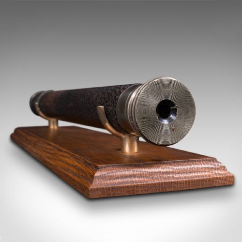 fig 6. Antique Officer Of The Watch Telescope, German, Single Draw, Voigtlander, C.1910