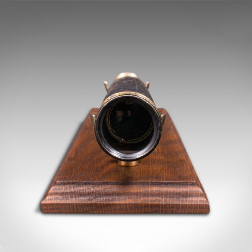fig 5. Antique 4 Draw Telescope, English, Brass, Terrestrial, Astronomical, Victorian