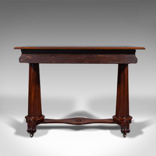 ANTIQUE CONSOLE TABLE ENGLISH SIDE OCCASIONAL REGENCY C1820 - ADDITIONAL PHOTO 5