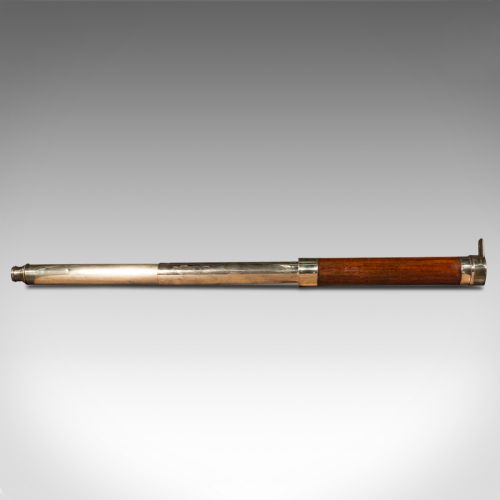 fig 2. Antique Two Draw Telescope, English, Terrestrial, Astronomical, Victorian, 1850
