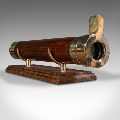 fig 4. Antique Two Draw Telescope, English, Terrestrial, Astronomical, Victorian, 1850