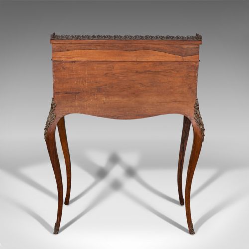 fig 6. Antique Bureau De Dame, French, Walnut, Victorian, C.1880