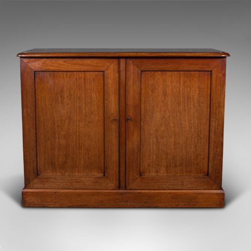 fig 1. Antique Side Cabinet, English, Victorian, Circa 1870