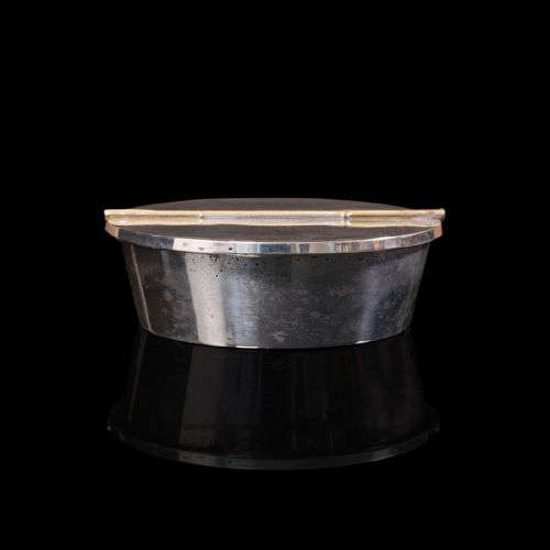fig 2. Small Antique Ash Tray, English, Cast White Metal, Rest, Cufflink Pot, Edwardian
