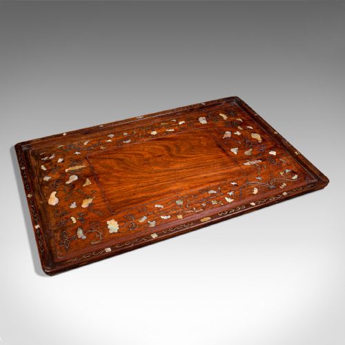 Antique Serving Tray, English, Teak, Decorative, Campaign, Colonial, Georgian