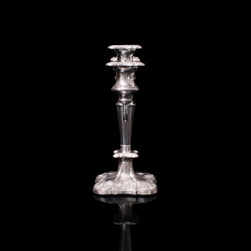 fig 2. Antique Candelabra, Candlesticks, English, Silver Plate, Centrepiece, Victorian