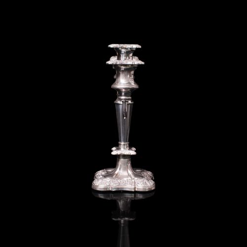 fig 3. Antique Candelabra, Candlesticks, English, Silver Plate, Centrepiece, Victorian