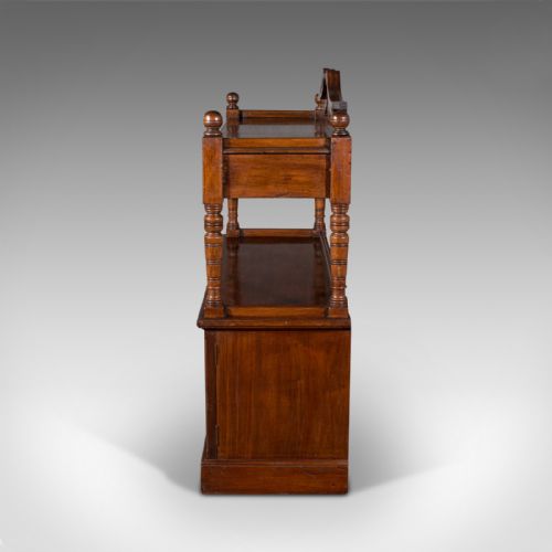 fig 4. Large Antique Buffet, English, Walnut, Server, Sideboard, Victorian, Circa 1870