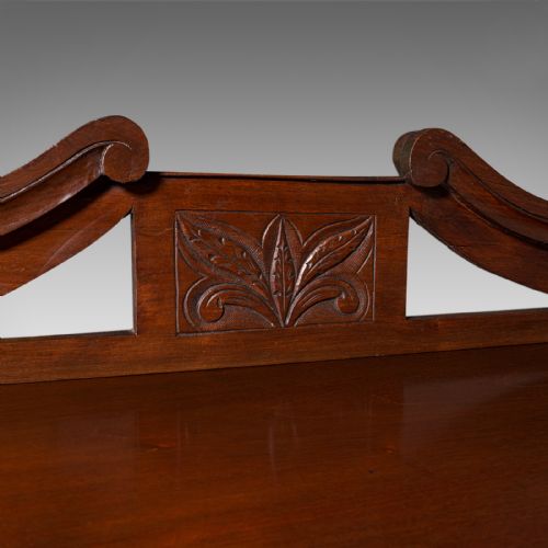 fig 5. Large Antique Buffet, English, Walnut, Server, Sideboard, Victorian, Circa 1870