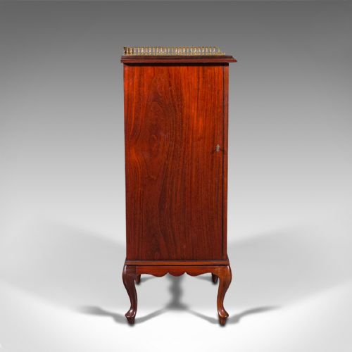 fig 3. Antique Glazed Specimen Cabinet, English, Tallboy, Chest of Drawers, Victorian