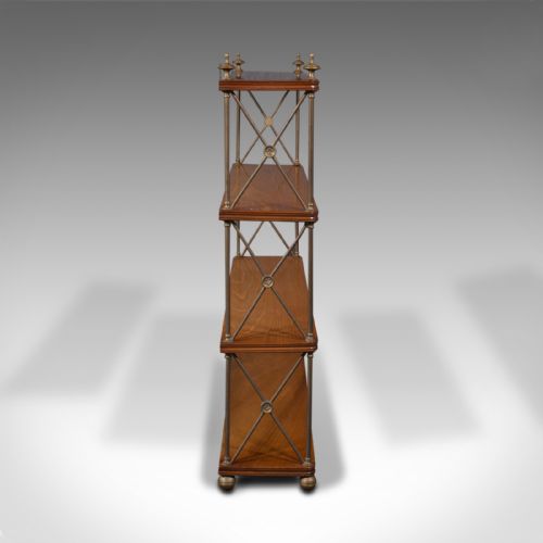 fig 2. Antique Bookshelf, English, Wall Shelf, Hall Stand, Regency Revival, Victorian