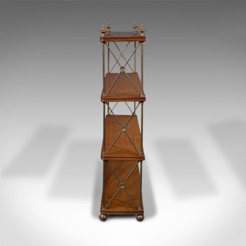 fig 3. Antique Bookshelf, English, Wall Shelf, Hall Stand, Regency Revival, Victorian