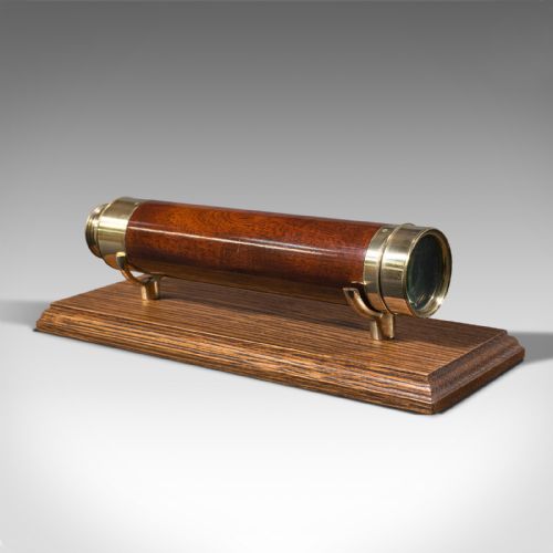 Antique 3 Draw Telescope, English, Terrestrial, Astronomical, Victorian, C.1880