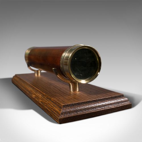 fig 4. Antique 3 Draw Telescope, English, Terrestrial, Astronomical, Victorian, C.1880