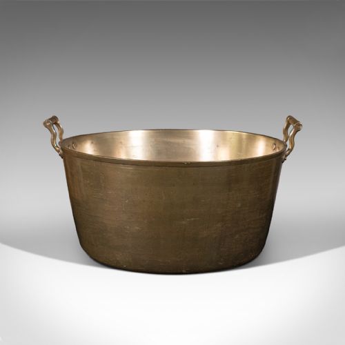 fig 1. Large Antique Country House Preserve Pan, English, Bronze, Jam, Pot, Georgian