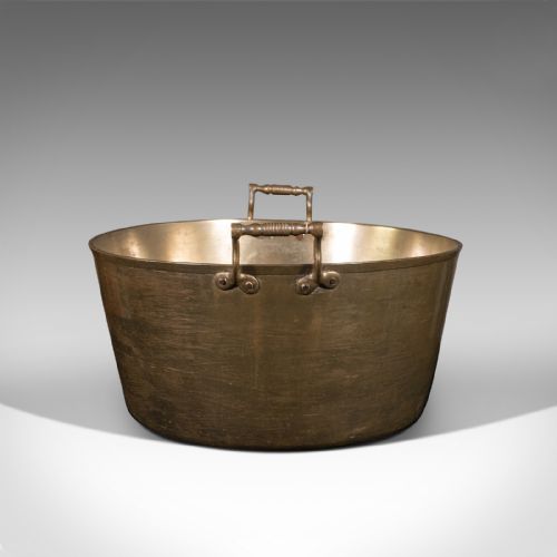 fig 2. Large Antique Country House Preserve Pan, English, Bronze, Jam, Pot, Georgian