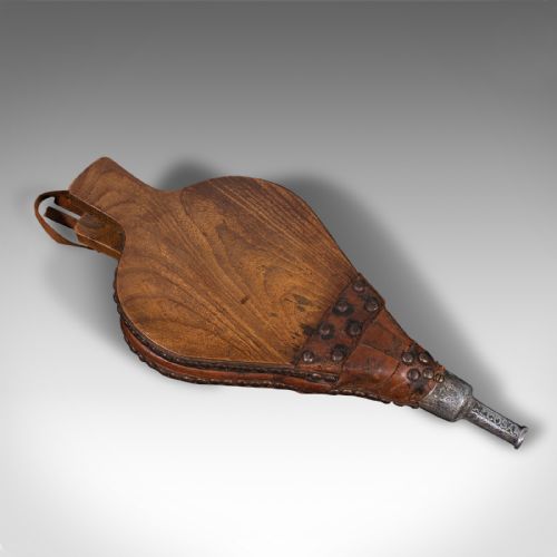 fig 2. Set of Antique Fireside Bellows, English, Elm, Leather, Fireplace, Victorian