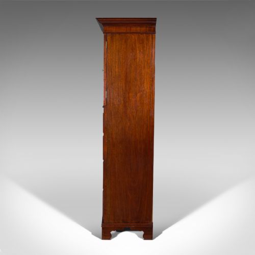 fig 4. Antique Linen Press, English, Tallboy Cabinet, Chest Of Drawers, Victorian, 1900
