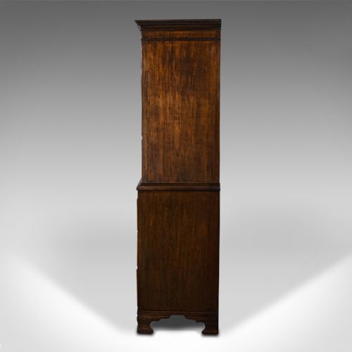 fig 4. Antique Grand Chest of Drawers, English, Walnut, Tallboy, Georgian, Circa 1800