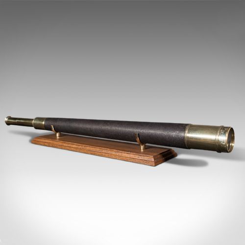 fig 1. Large Antique Officer Of The Watch Telescope, English, Dollond, Victorian, 1890