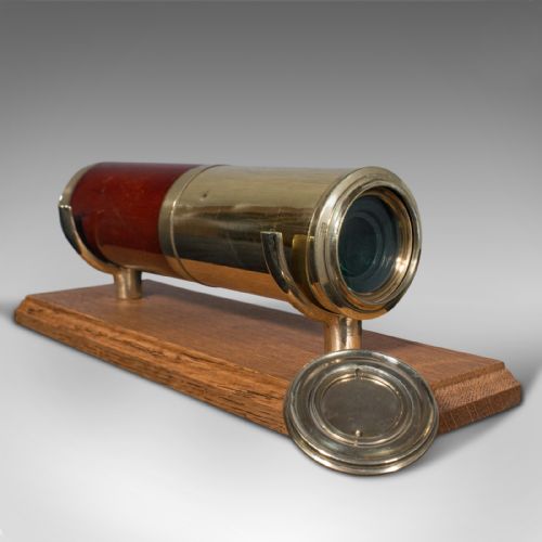 ANTIQUE 3 DRAW TELESCOPE ENGLISH TERRESTRIAL DAVIS OF LONDON VICTORIAN 1860 - ADDITIONAL PHOTO 4