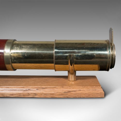 ANTIQUE 3 DRAW TELESCOPE ENGLISH TERRESTRIAL DAVIS OF LONDON VICTORIAN 1860 - ADDITIONAL PHOTO 6
