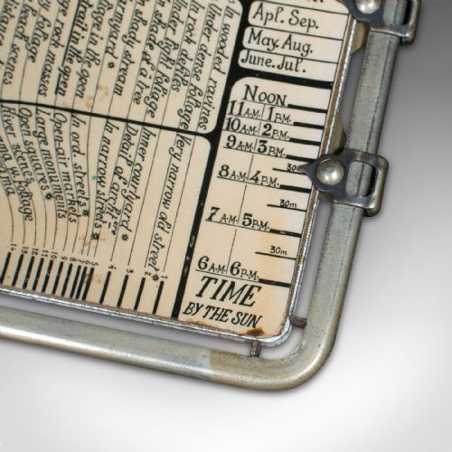 fig 2. Antique Kaufmann's Le Posographe, French, Photography Exposure Calculator, 1920
